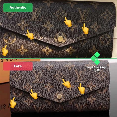 louis vuitton monogram wallet fake vs real|original louis vuitton wallet.